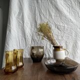 Smoked glass carafe