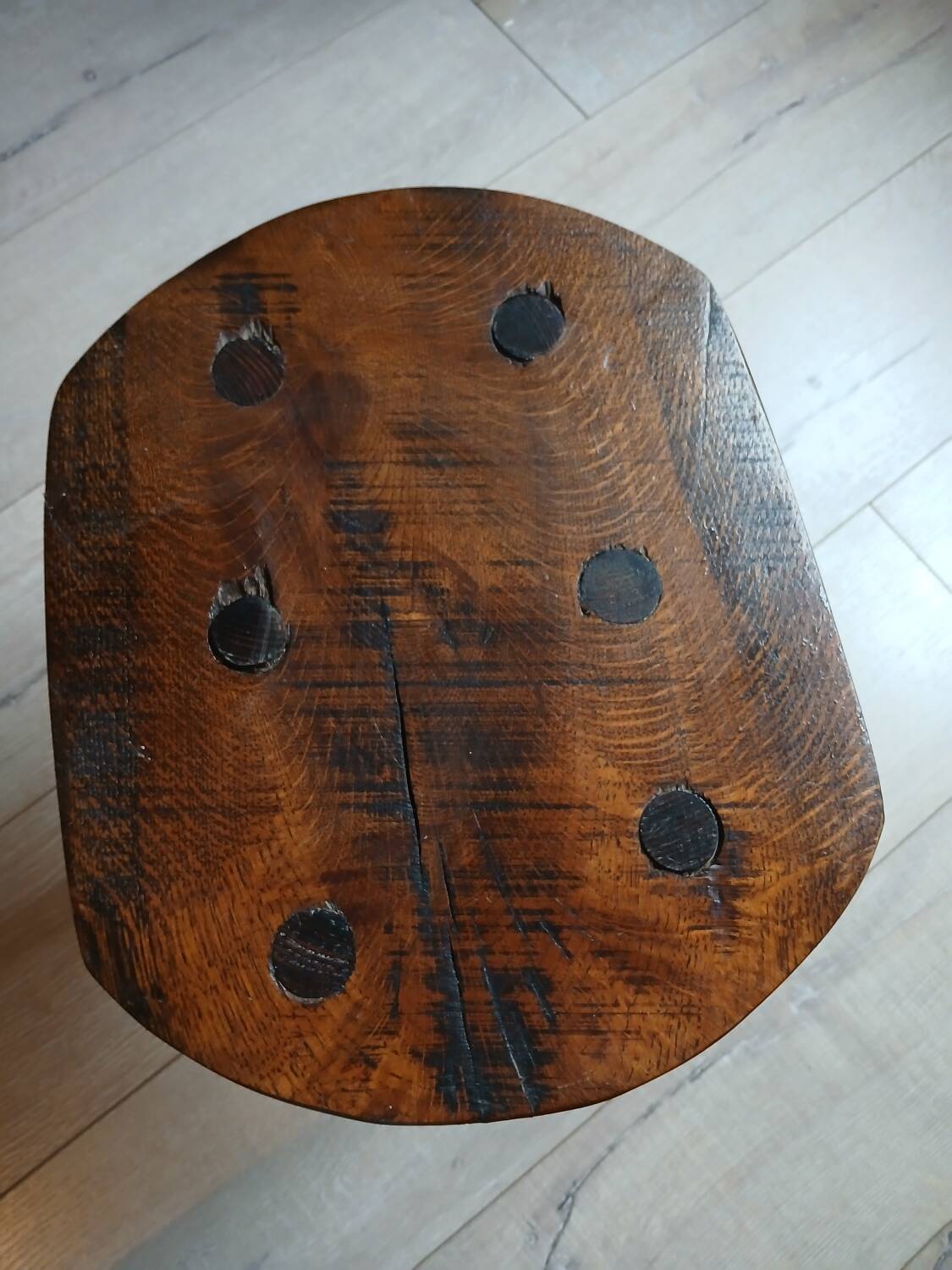 Very old tripod stool