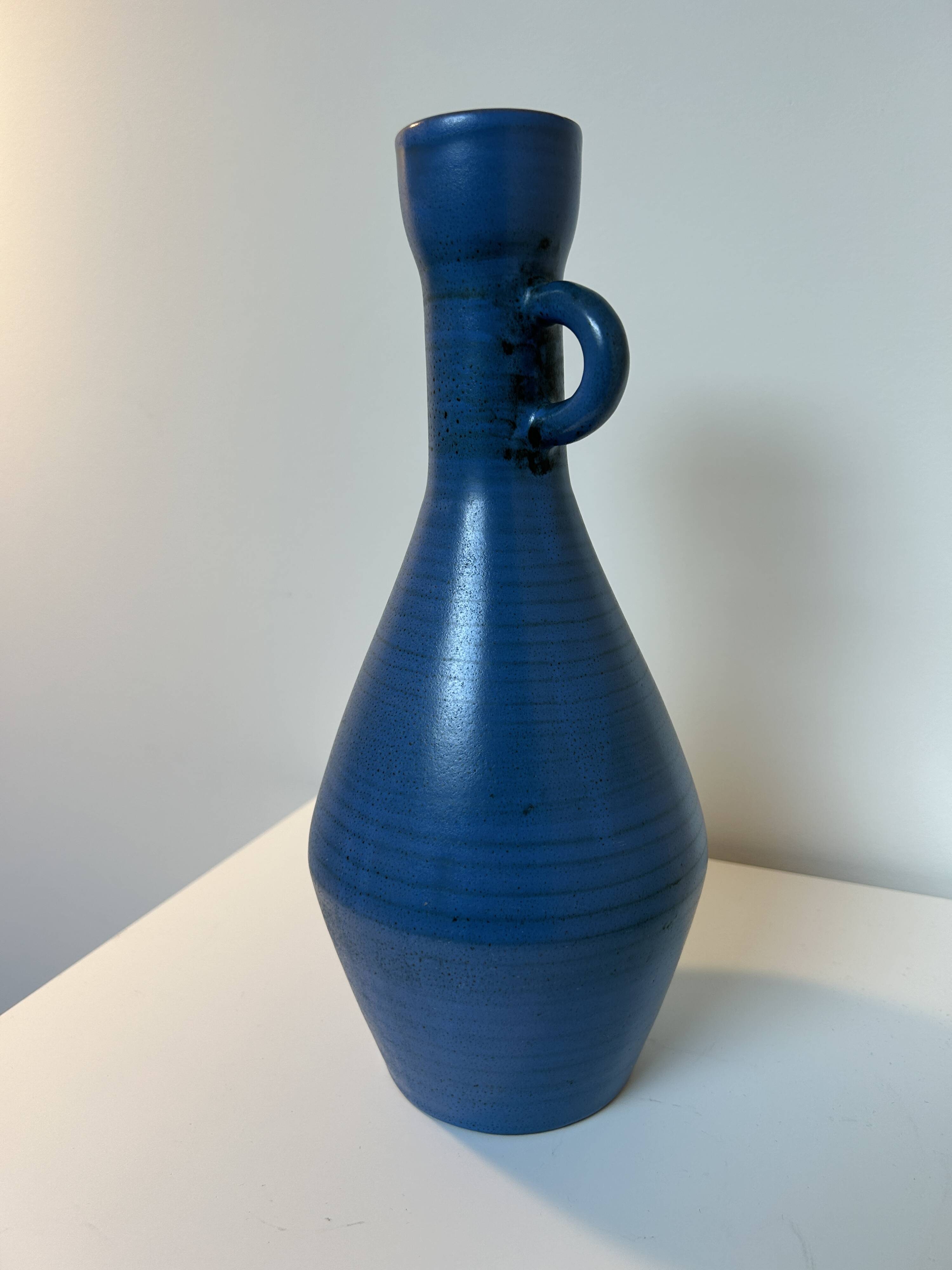 Blue Vallauris vase