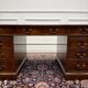 English Classic Desk with Green Leather