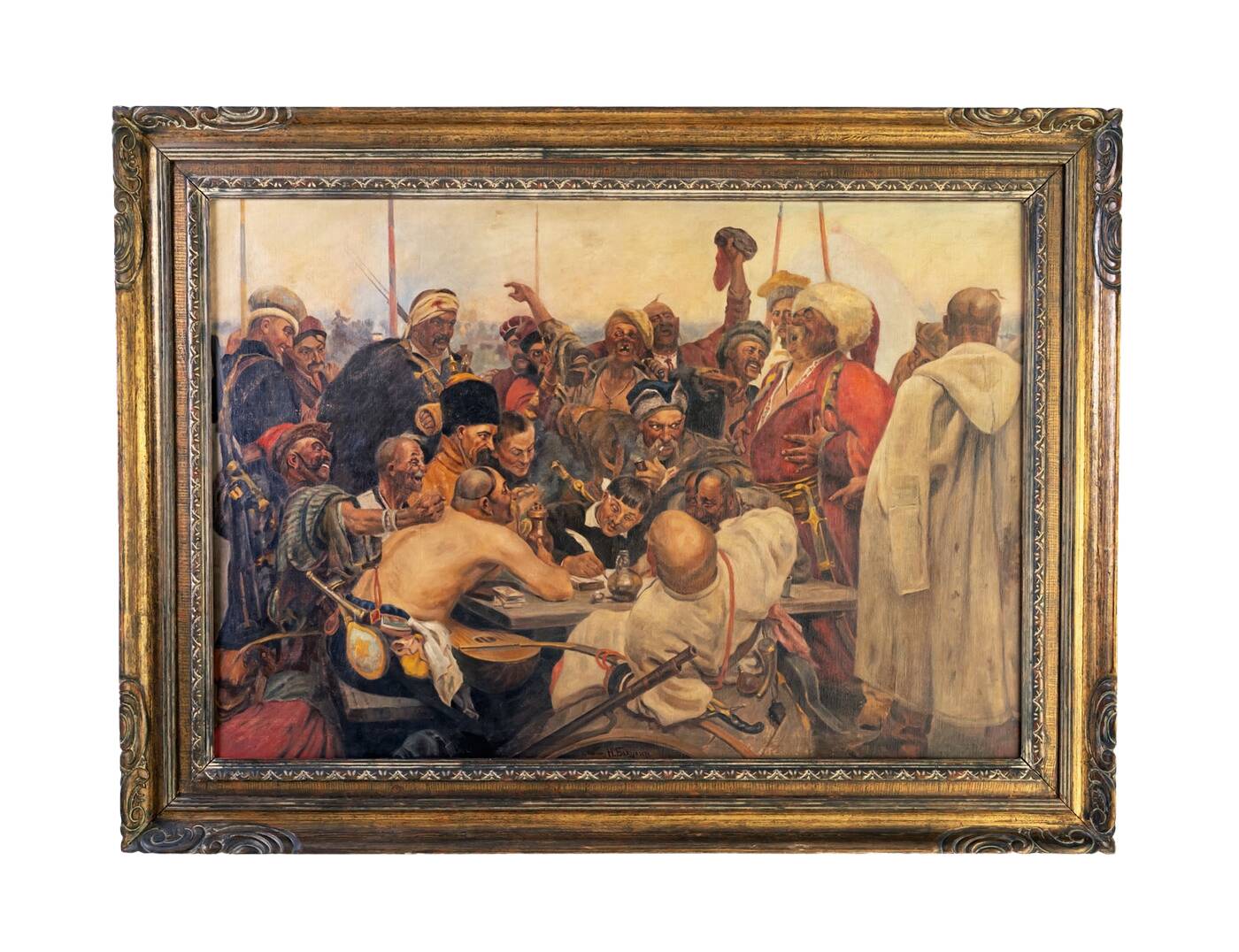 Zaporozhians Letter, Nikolai Bakulin, 1930s–1950s, Czechoslovakia