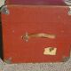 Old curved travel trunk