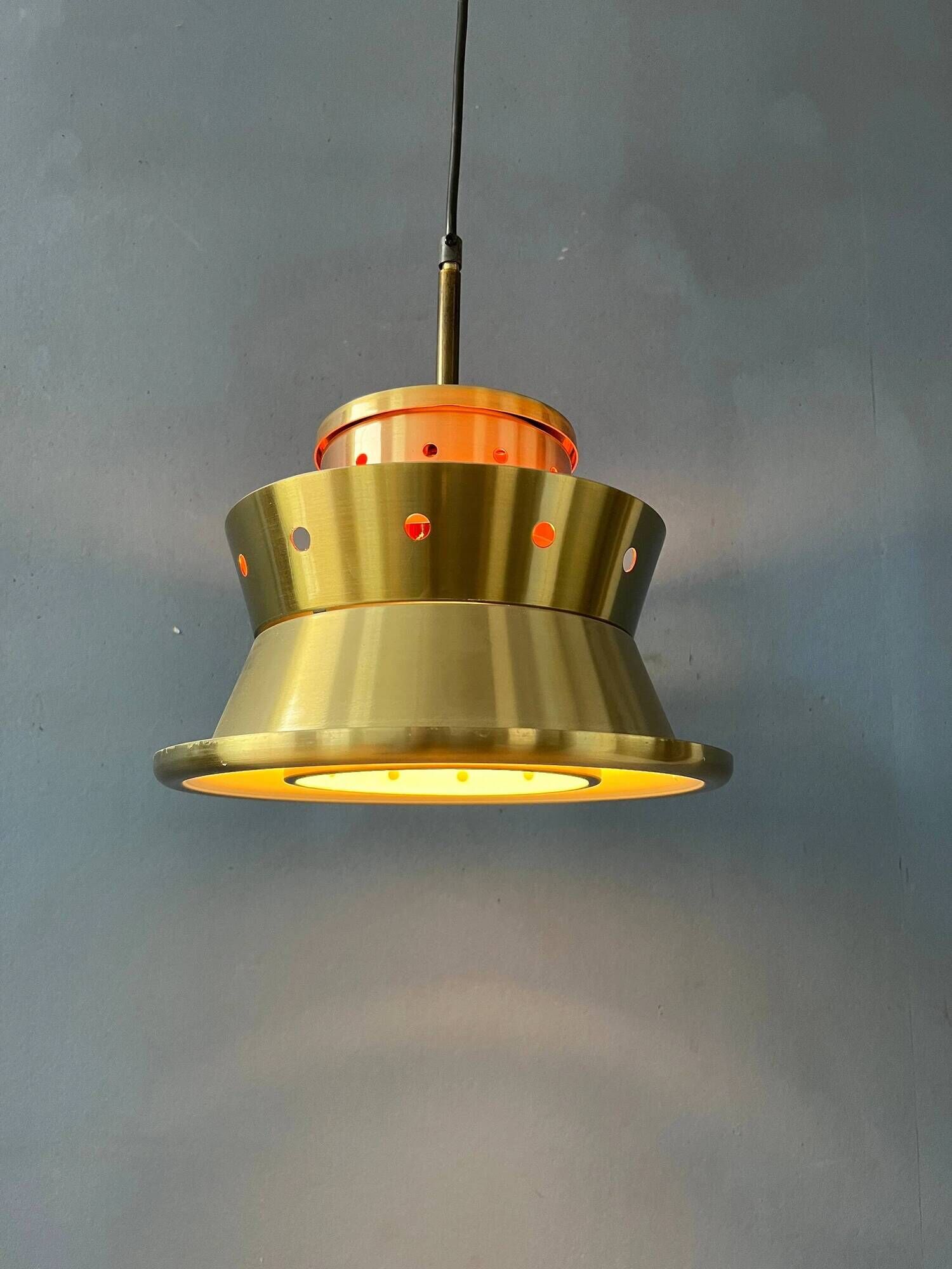 Suspension Space Age metallic Doria Leuchten