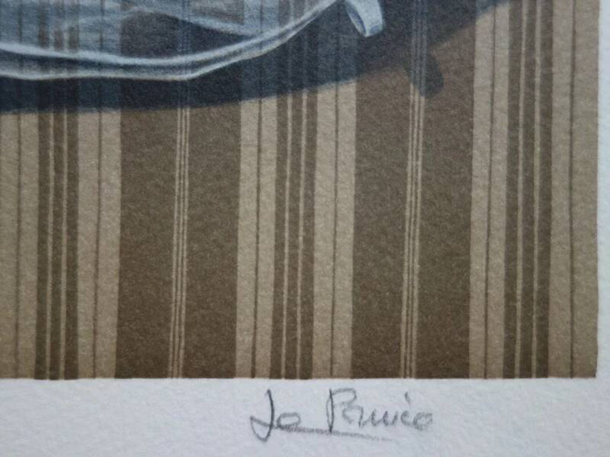 Nadine LE PRINCE: Undressed under the mosquito net, original signed lithograph