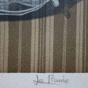 Nadine LE PRINCE: Undressed under the mosquito net, original signed lithograph