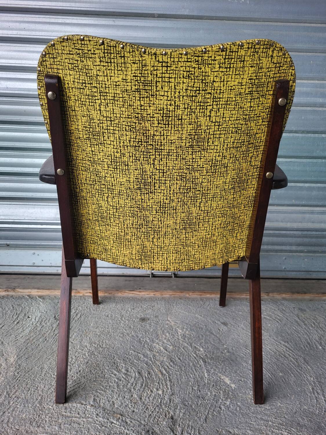 Vintage armchair circa 1950, model 634 style, by Achille Decommère