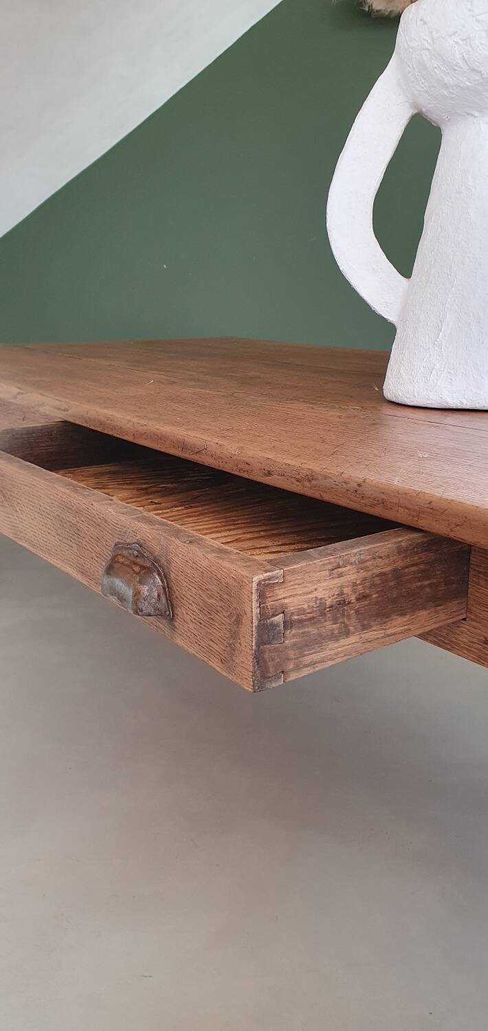 Grande table basse de ferme ancienne 220cm