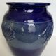 Blue ceramic vase