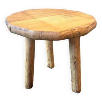 Small wooden tripod stool