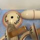 Antique chandelier in eastern faience, to be re-electrified, sold dismantled circa 1930