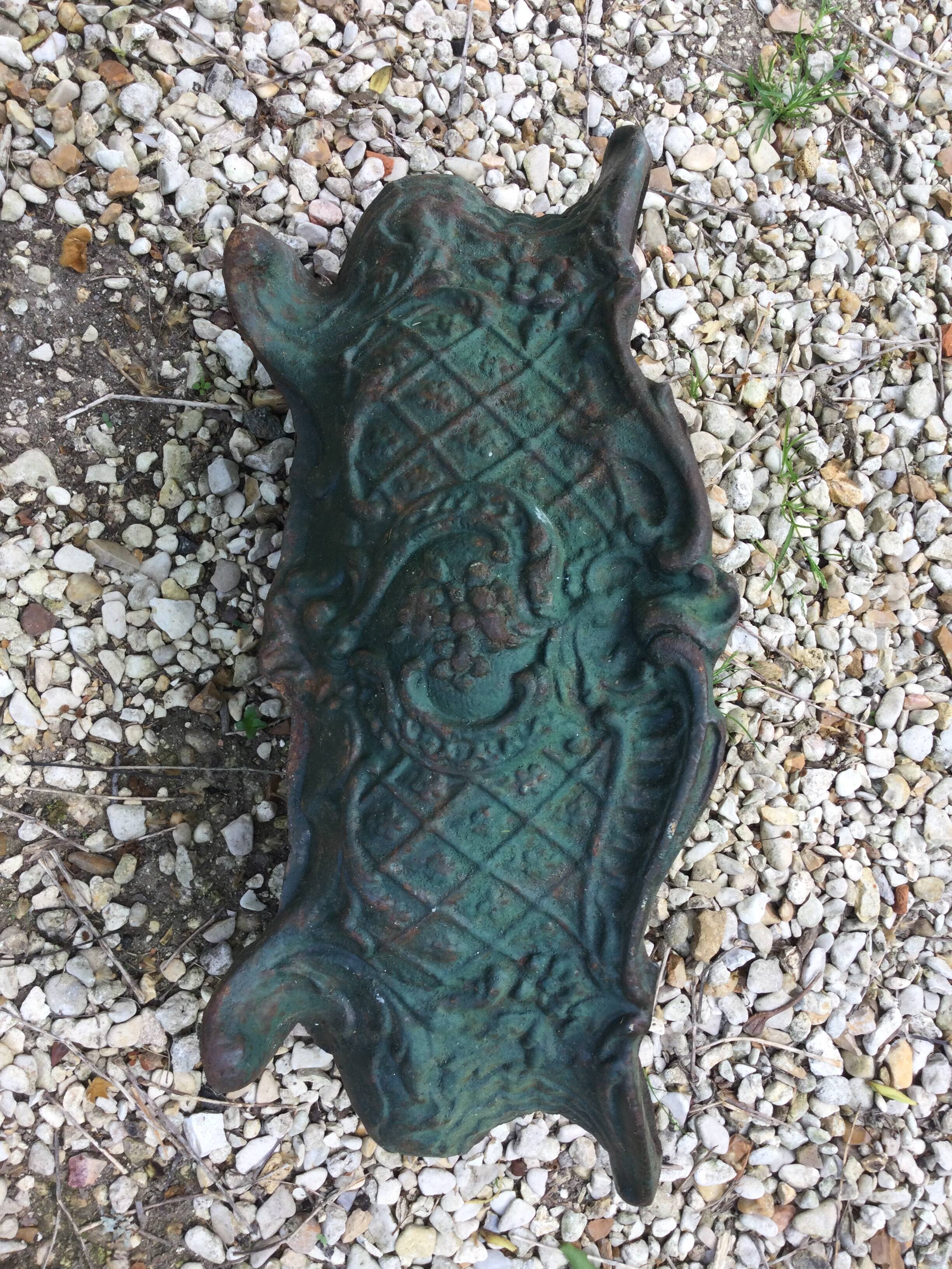 Antique cast iron planter