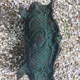 Antique cast iron planter