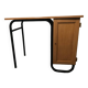 Bureau bois massif vintage style Hitier