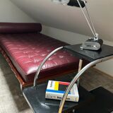 Black and chrome desk lamp model 71 by JUMO, France, 1960s.