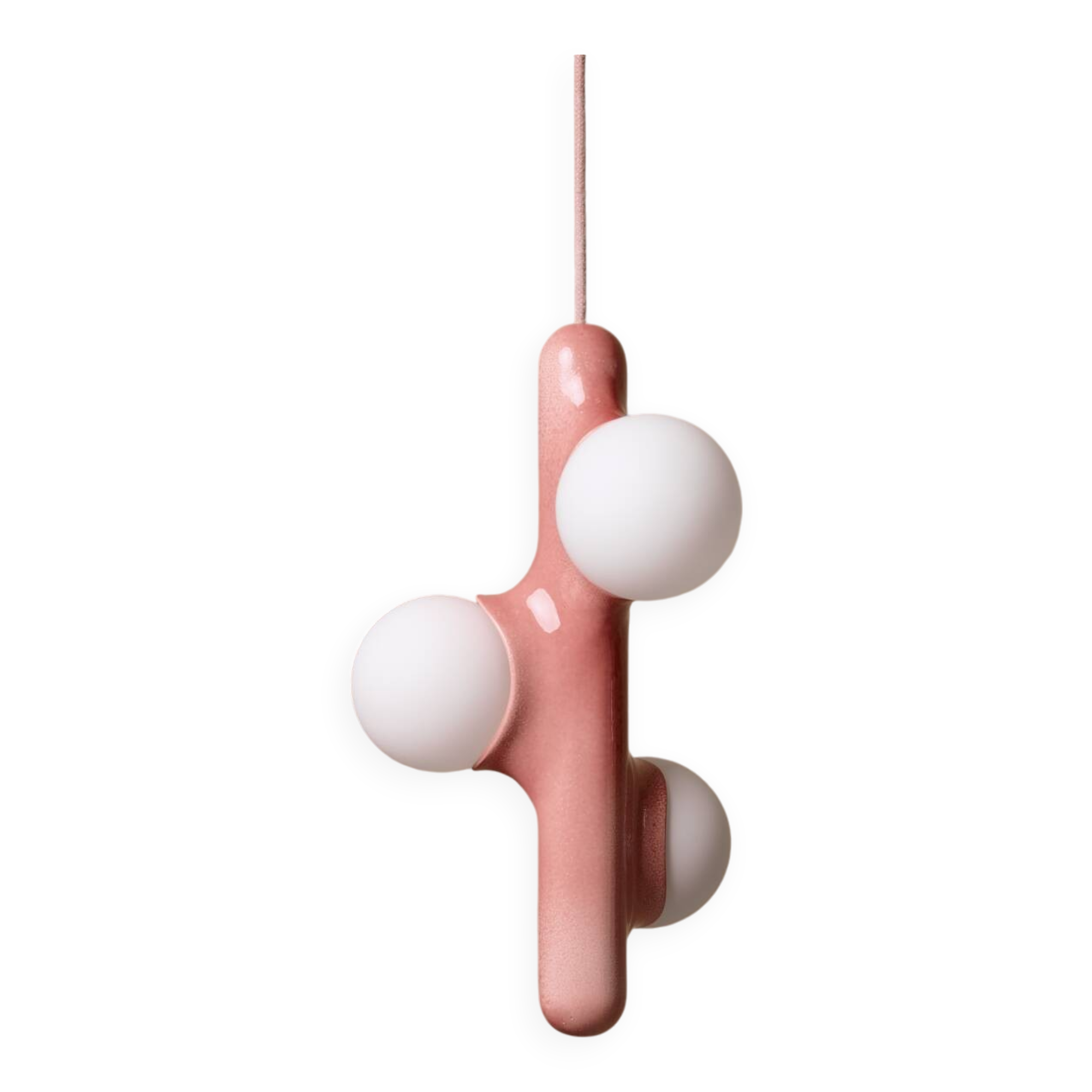 Prickly pear suspension - old pink enamel