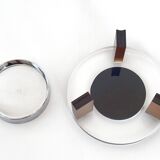 Vintage 1970s levitating magnetic ashtray
