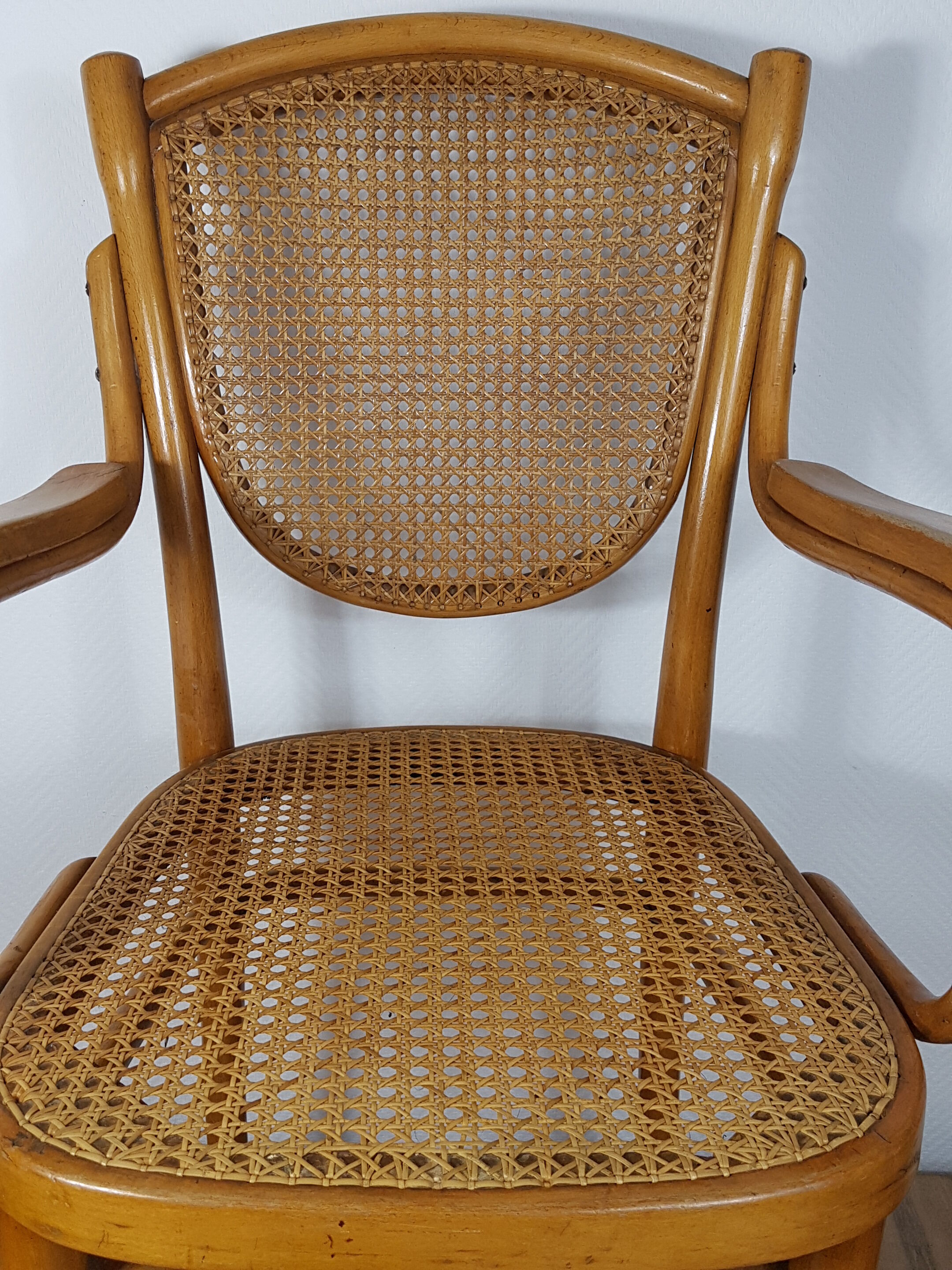 Wheelchair with canning, Thonet brand