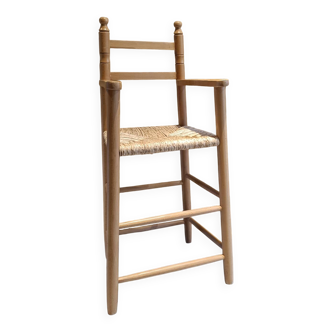 High chair for 2 to 6 years old, wood