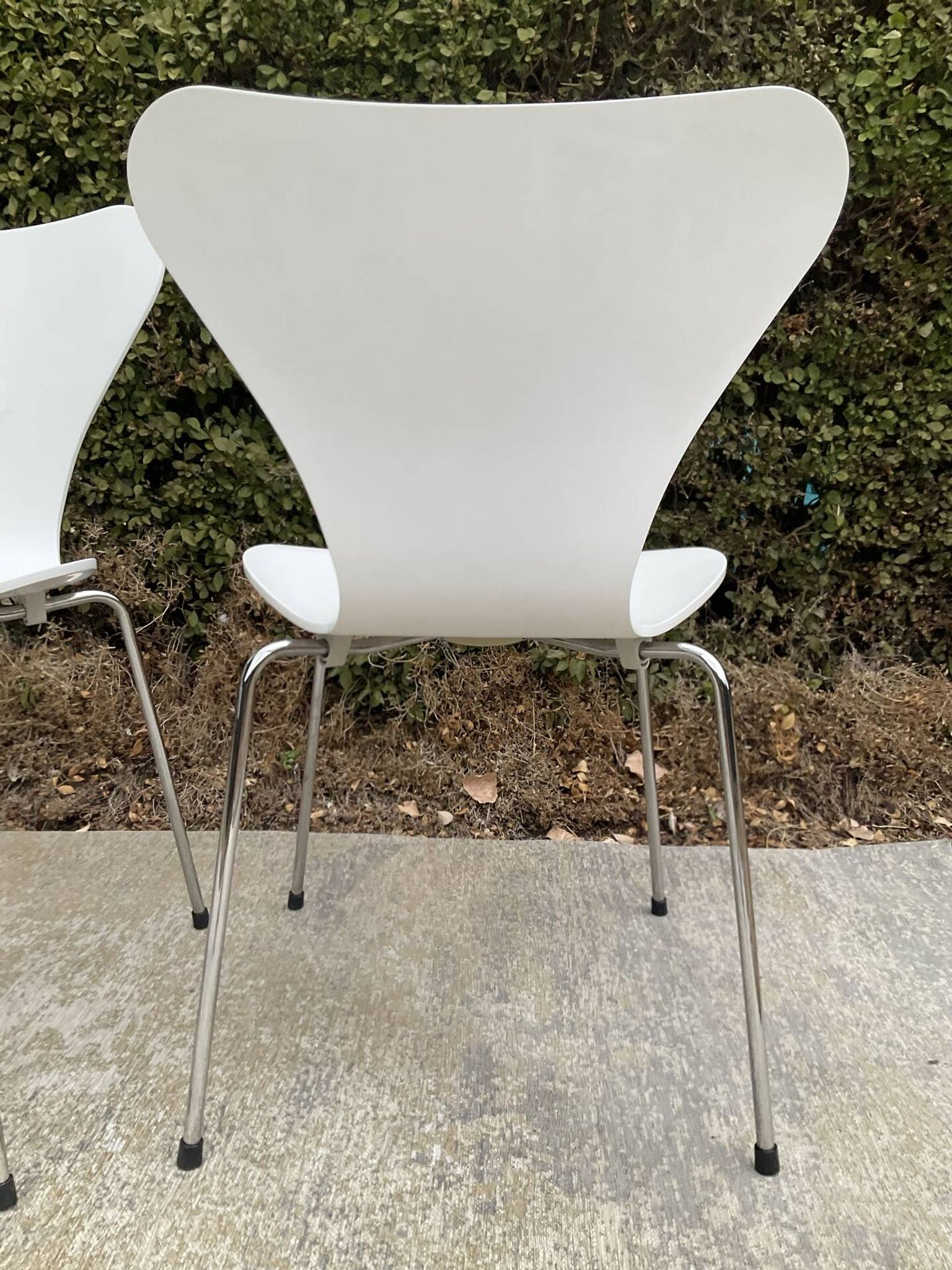 Set of 4 3107 chairs by Arne Jacobsen for Fritz Hansen