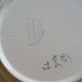 2 Breton Henriot plates from the Quimper earthenware factory