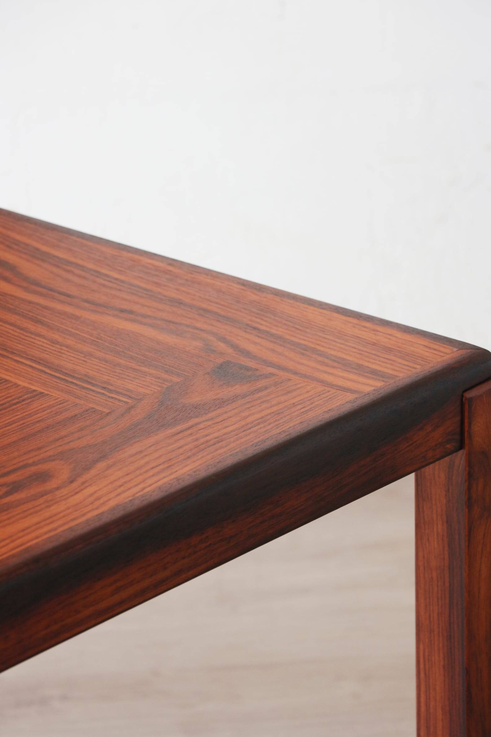 Square rosewood side table – Henning Kjaernulf for Vejle Stole