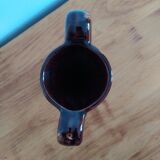 Painted vintage Vallauris ceramic vase