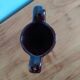 Painted vintage Vallauris ceramic vase