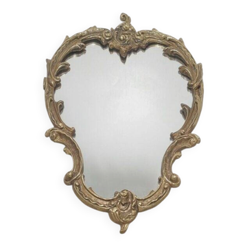 Brass mirror