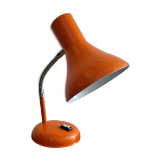 Orange desk or bedside lamp from the 50s