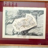 Carte du département des Hautes-Alpes - Gravé par Schmit, d'après Levasseur - Imprimerie Lemercier -