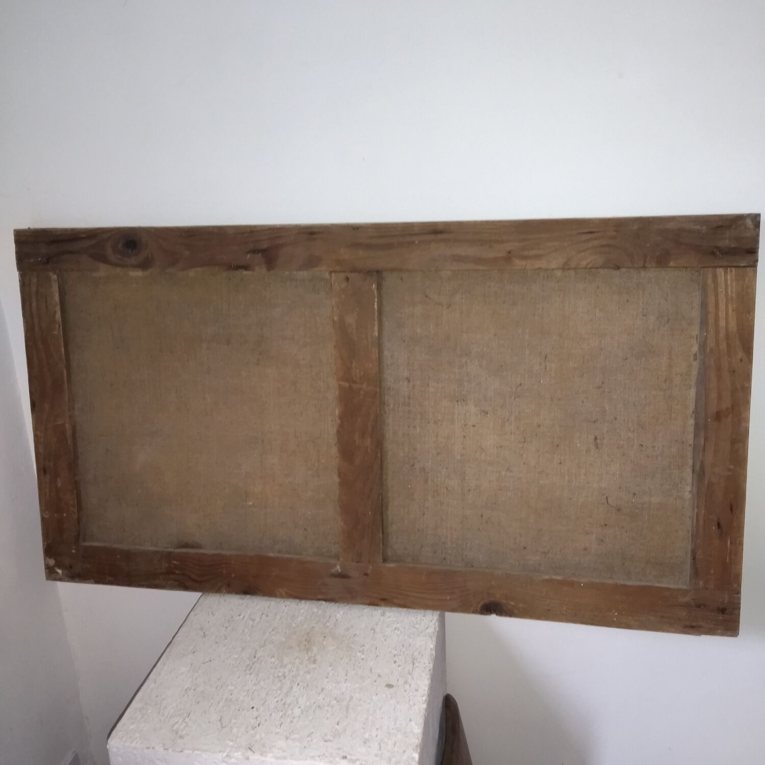 Old oil painting on canvas putti cherubs