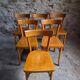 Set of six Baumann bistro chairs, France, 1950s