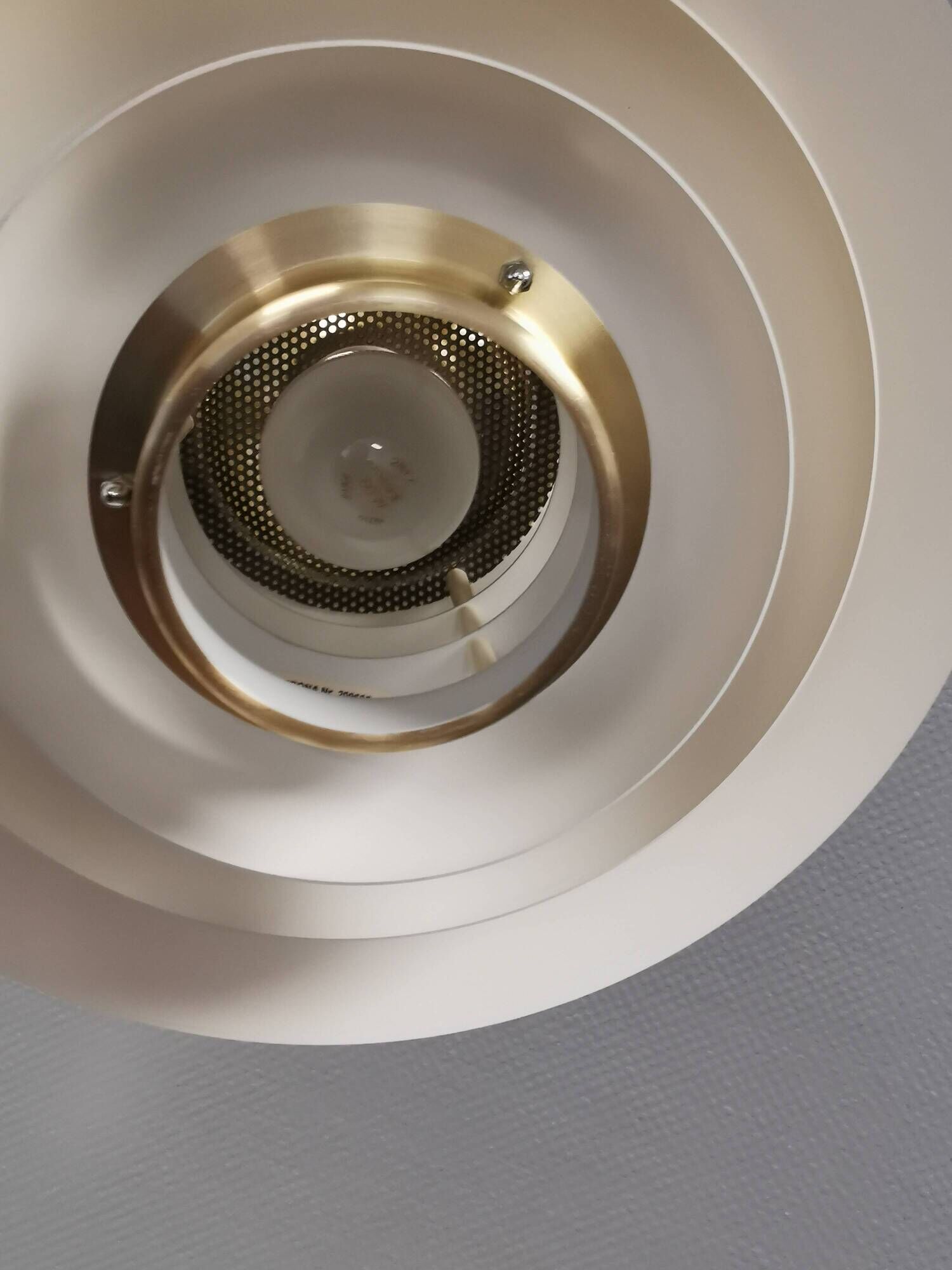 Danish designed hanging lamp, produced by JEKA model Verona 1980s