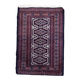 Handmade vintage 1960s Uzbek Bukhara rug – small wool tribal carpet (65cm x 95cm)