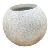 Jardinière  boule en ciment années 60