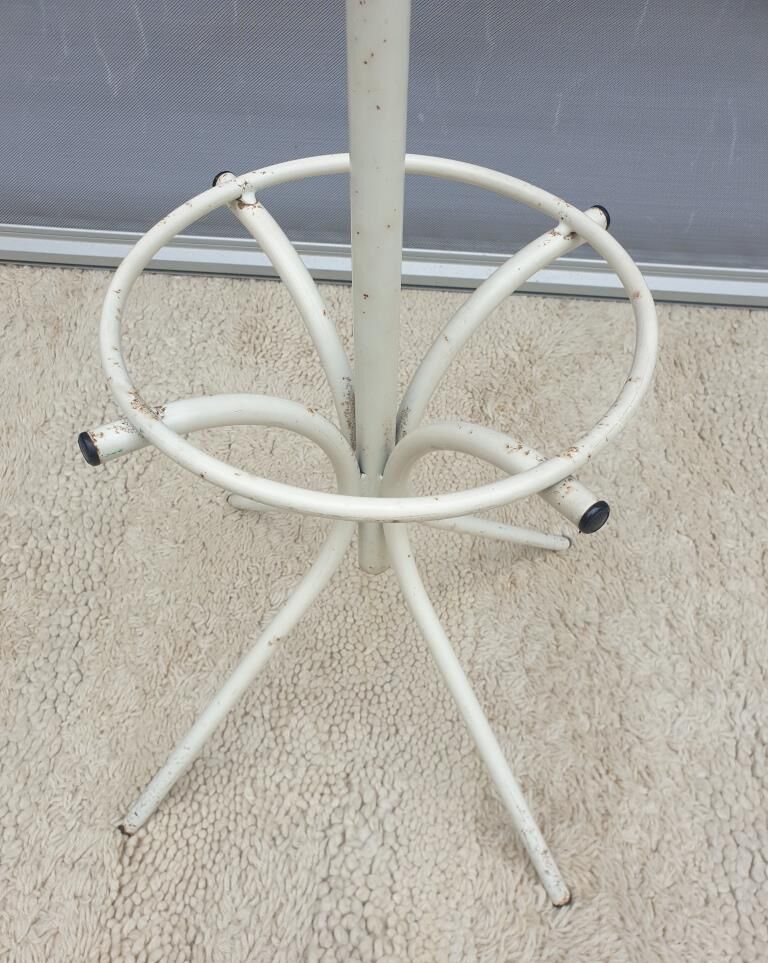 Rotating coat racks 8 balls orange casimir 1970