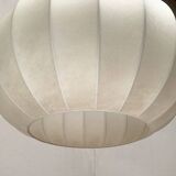 German mid-century cocoon pendant lamps by Friedel Wauer for Goldkant Leuchten, 1960s, set of 2.