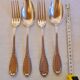Lot de 4 couverts argent gravés fg
