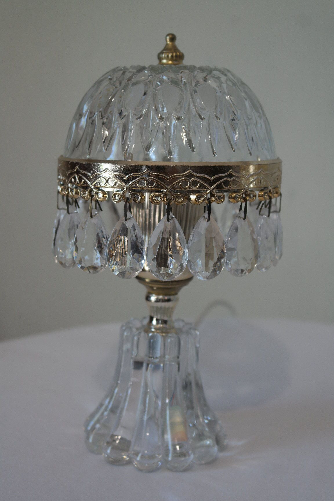 Vintage stamped table lamps