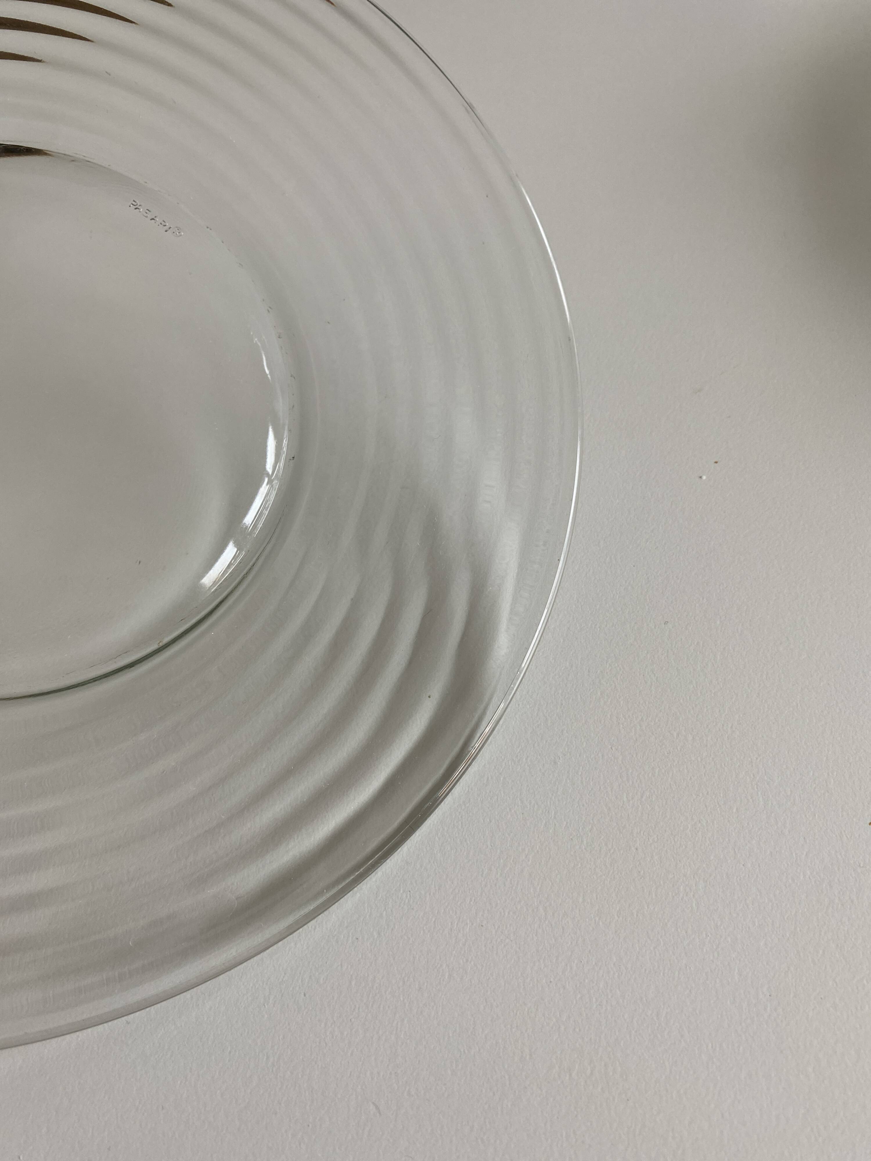 set of 5 transparent plates Pasari Indonesia