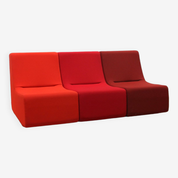 Suite de 3 chauffeuses design Sancal