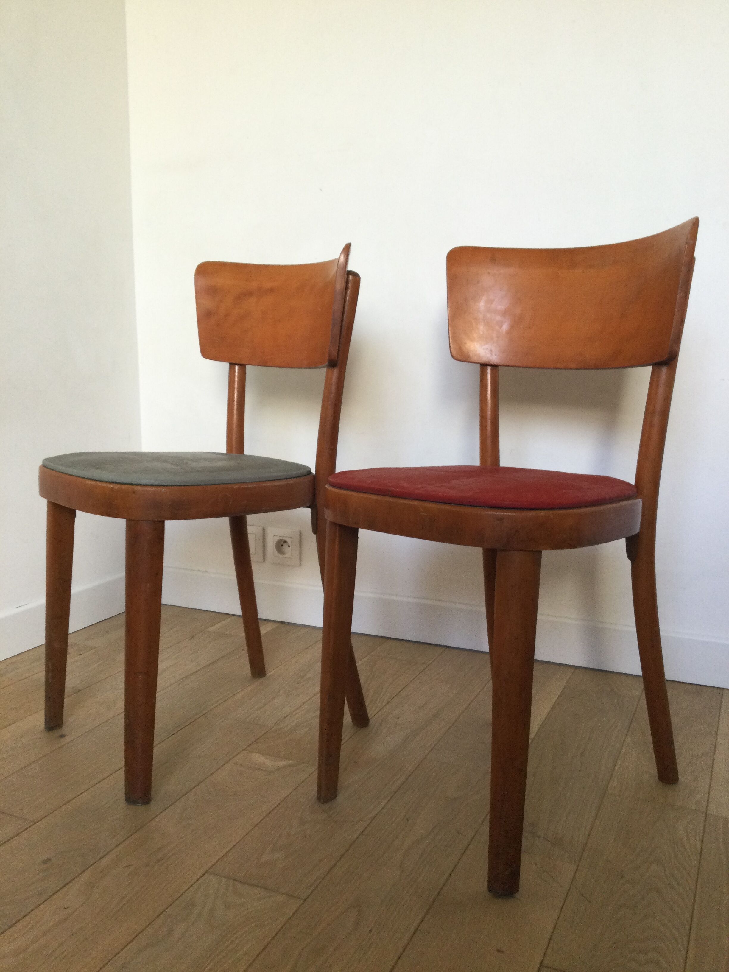 Vintage retro bistrot chairs