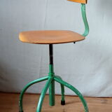 Swivel and telescopic workshop chair