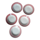 Five soup plates FB85 Badonviller