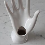 Baguier vase soliflore white