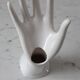 Baguier vase soliflore white