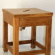 Stool oak rope 50s