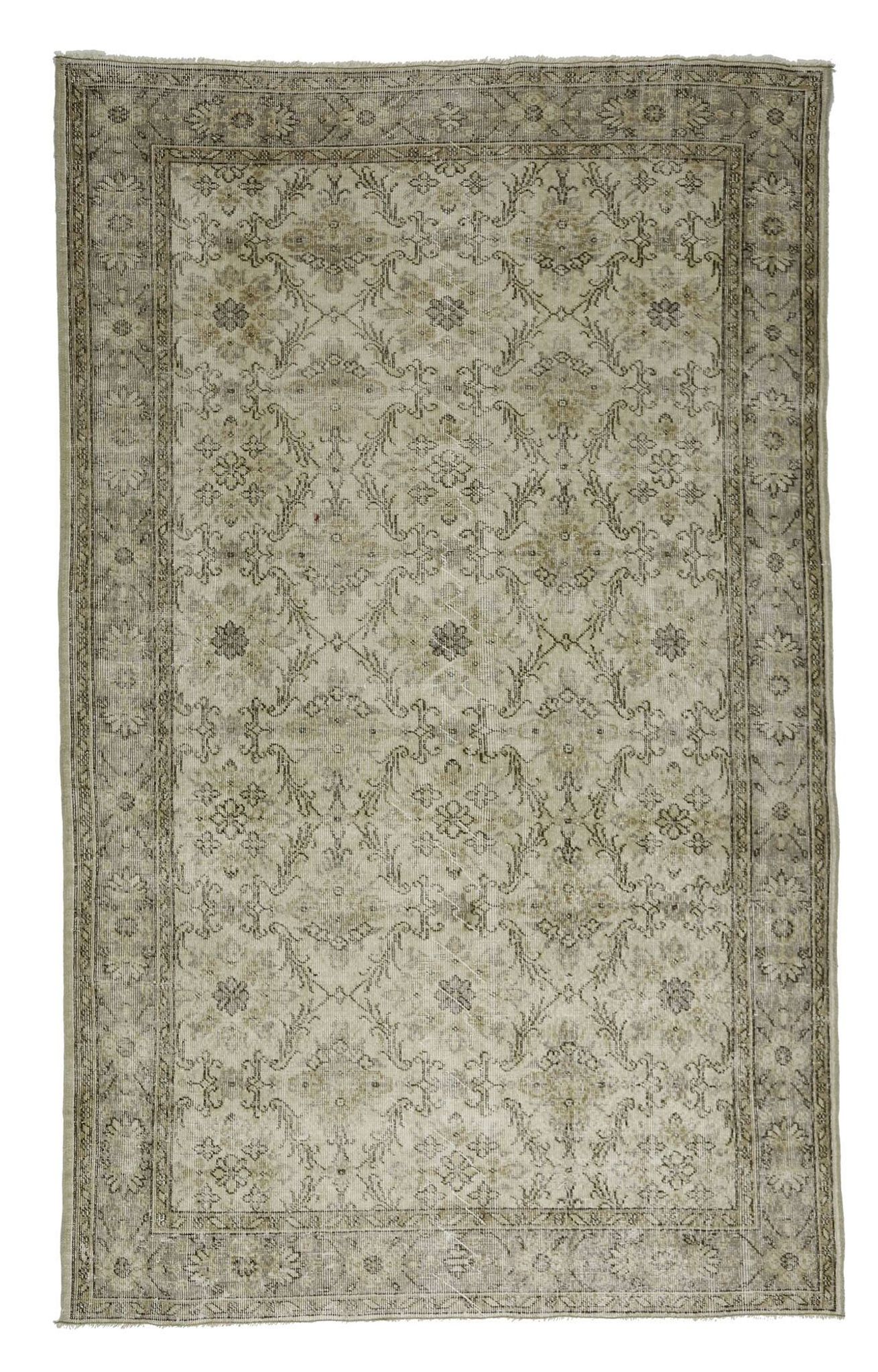 Tapis vintage turc anatolien fait main 288 cm x 176 cm