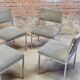 Set of four vintage armchair chairs