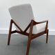 Vintage danish teak lounge chair, 1970s